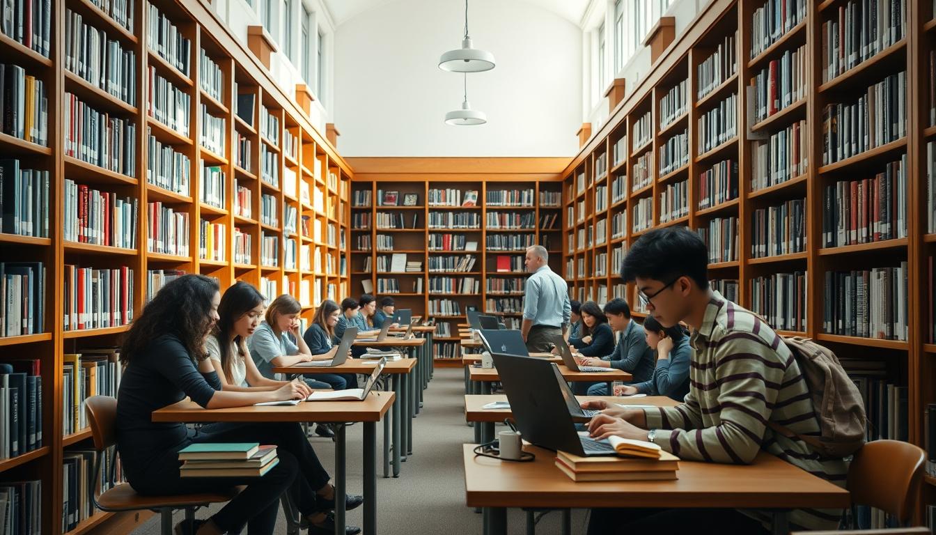 Student using online courses for flexible education